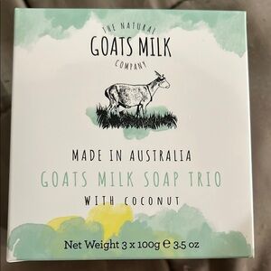 Goat Milk Hand Trio Hand Soap with Coconut 3.5 oz each